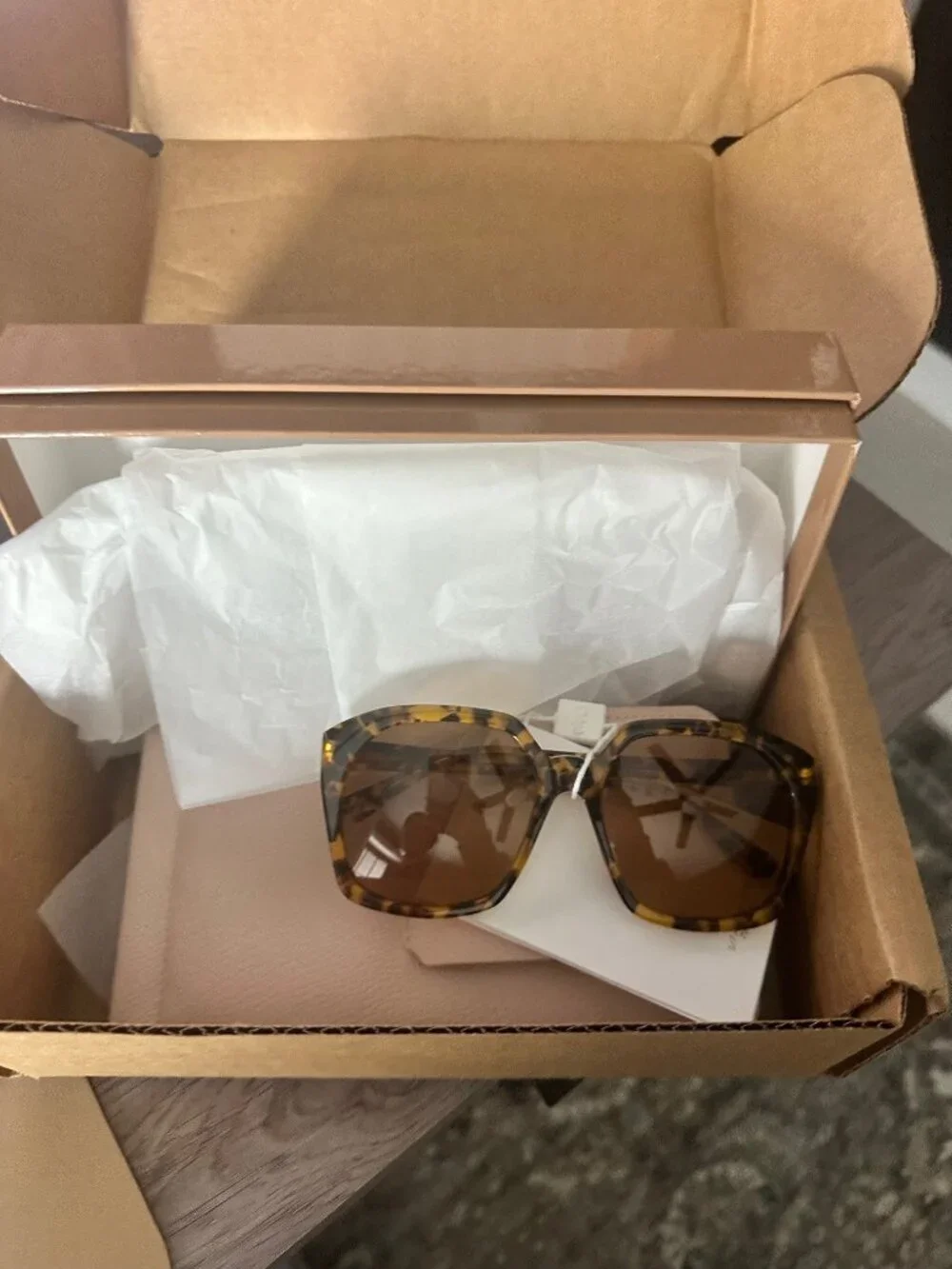 Chloe Salomé Sunglasses - Vintage Tortoise - NWT